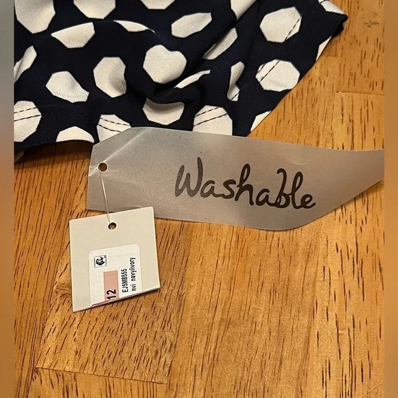 Eliza J octagon print faux wrap dress, size 12 - Picture 3 of 6